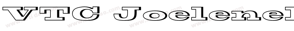 VTC JoeleneHand Bold Italic字体转换
